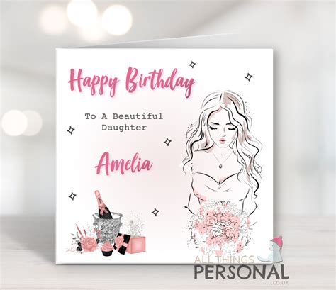 female birthday card   personal