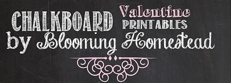 chalkboard printables blooming homestead