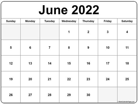 june  calendar printable  printable calendar monthly