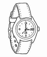 Orologio Reloj Coloring Armbanduhr Pulsera Disegni Oggetti Uhr Malvorlage Colorare Gomitolo Malvorlagen Gratismalvorlagen Polso Ausmalen Midisegni Misti Bambini Avanti Kategorien sketch template