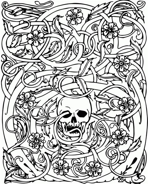 adult halloween coloring pages  coloring pages kids coloring home