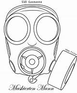 Mask Gas Drawing S10 Vectorized Getdrawings Gasmask Deviantart Vector sketch template