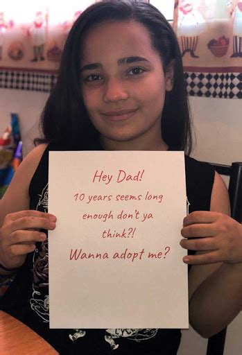 stepfather emotionally overwhelmed when she asked to adopt her