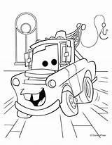 Disney Coloring Cars Pages Car sketch template