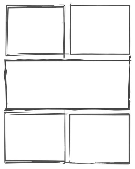 panel comic template
