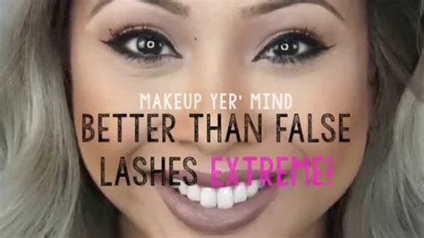 too faced better than false lashes extreme review youtube