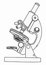 Microscope Coloring Pages Vector Large Edupics Kb sketch template