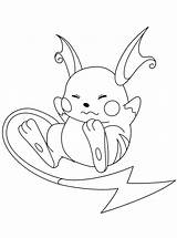 Raichu Pokemon Cards Worksheets K5worksheets sketch template