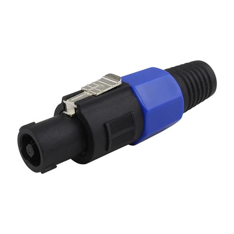 professional male speakon connector  pin pair