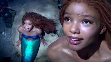‘the little mermaid teaser trailer halle bailey in disney s live
