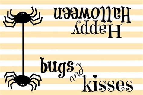 halloween treat bugs kisses  printable halloween printables