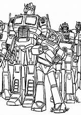 Transformers Coloring Pages Kids Print Easy Tulamama sketch template
