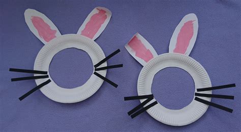 april  easter paper plate bunny mask bunny mask crafts paper