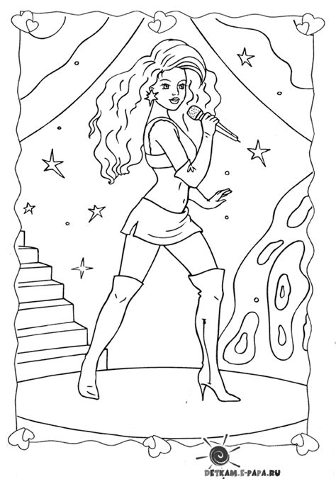 barbie rock star ausmalbilder barbie toy story coloring pages beach