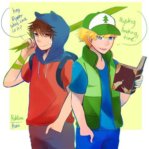 Pallete Swap Challenge Finn And Dipper Crossover By Rosedraconite