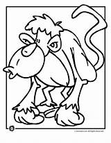 Monkey Cartoon Coloring Pages Monkeys Cliparts Clipart Cute Silly Popular Coloringhome Library Advertisements sketch template