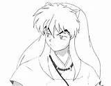 Coloring Inuyasha Pages Kagome Getcolorings Printable Color sketch template