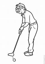 Golf Coloring Pages Books sketch template