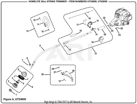 homelite ut cc string trimmer mfg   rev ut  cc string trimmer