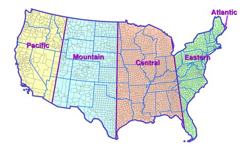 difference  central  eastern time zones