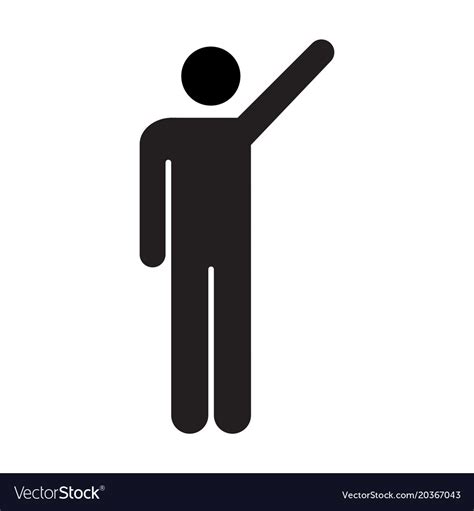 man icon male symbol business person sign vector image