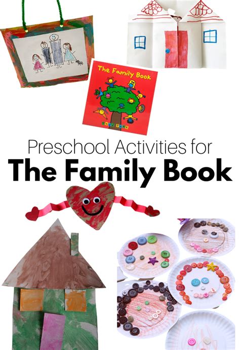 preschool activities   family book  time  flash cards