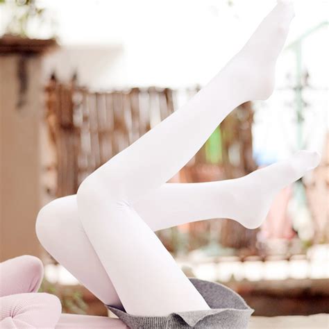 new japanese style velvet white silk women tights stockings spring and