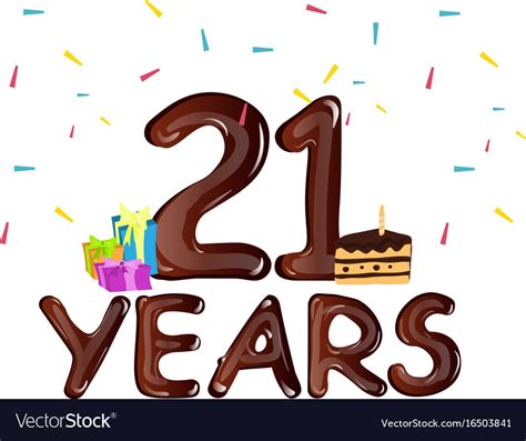 st anniversary celebration design  gift box vector image