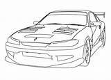 Silvia S15 Spec sketch template