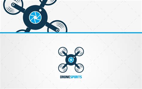 awesome modern drone logo  sale quadcopter logo lobotz