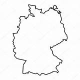 Umriss Germany Niemiec Contorno Alemania Kontur Niemcy Karte Contour Kontury Deutschlandkarte Blanco sketch template