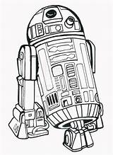 Wars Star Coloring Pages Drawing Droid C3po Printable Vector R2 D2 Kids Colouring Print Lego Ausmalbilder Starwars Color Silhouette Graphics sketch template