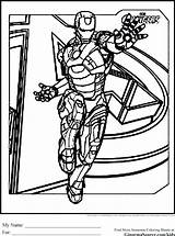 Avengers Coloring Pages Iron Man Kids Bay Tampa Drawing Color Lightning Colouring Ironman Cartoon Great Print Ginormasource Comics Getcolorings Stark sketch template