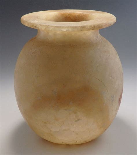 large egyptian alabaster jar catawiki