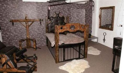 pictured the sordid sex dungeon where gang imprisoned man and
