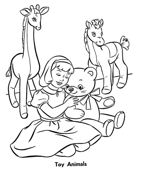 coloring pages printable stuffed animals