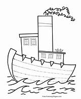 Boat Coloring Pages Boats Printable Color Simple Shapes Kids Sheets Tug Print Shape Steamboat Toy Learning Years Kid Activities Book sketch template