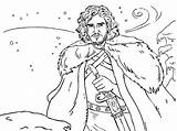 Thrones Game Colouring Snow Pages Für Erwachsene Ausmalen sketch template