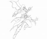 Soulcalibur Ezio Auditore sketch template