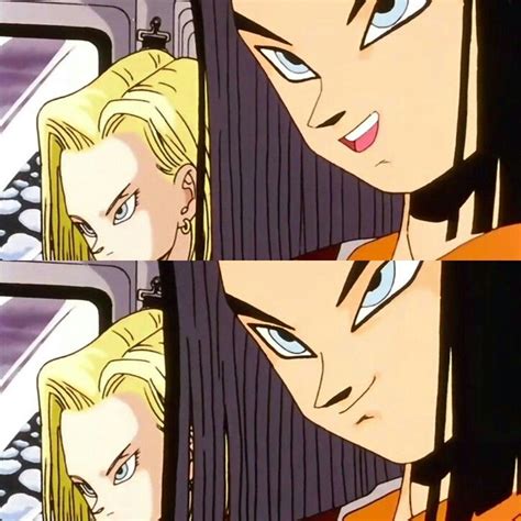 android 17 and android 18 dbz dragon ball super dragon ball z