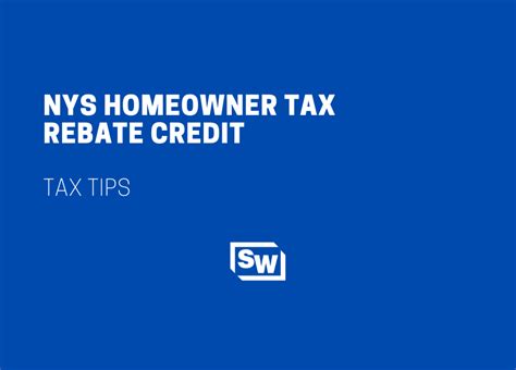 york state homeowner tax rebate credit htrc sciarabba walker