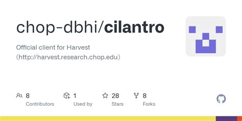 github chop dbhicilantro official client  harvest http