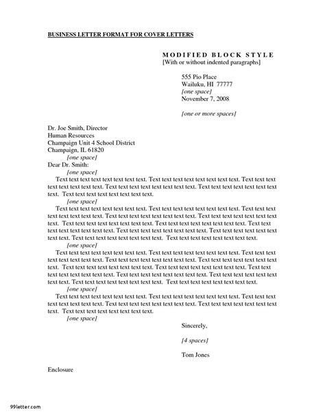 business letter format    letter template collection