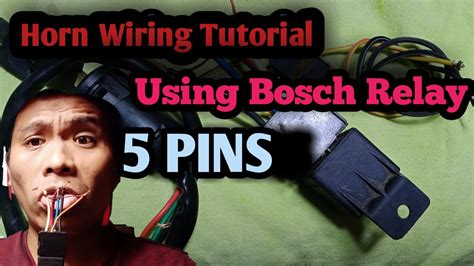 horn wiring tutorial  bosch relay pins youtube