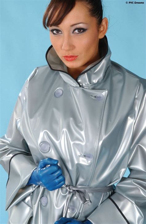 rain fashion plastic raincoat rain wear leather gloves rain jacket