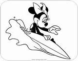 Minnie Hula Disneyclips Sheets sketch template