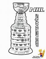 Coloring Hockey Pages Colouring Nhl Maple Leafs Blackhawks Trophy Stanley Cup Teams Logo Color Clipart Logos Print Sheets Penguins Yescoloring sketch template