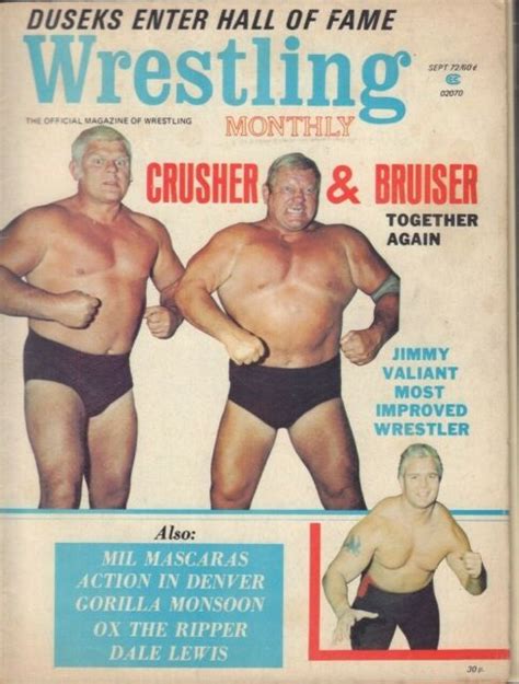 wrestling monthly september 1972 crusher and bruiser jimmy valiant
