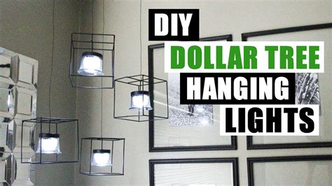 diy dollar tree hanging lights dollar store diy pendant