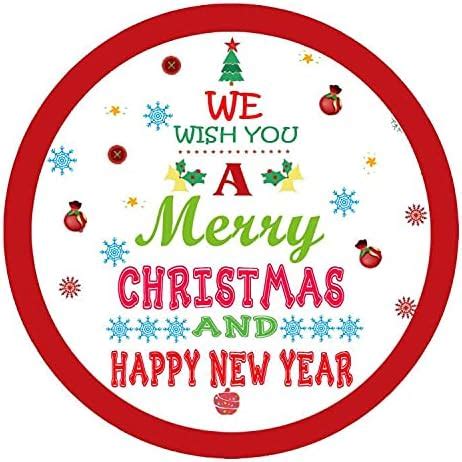 youok merry christmas stickers label  happy  year stickers